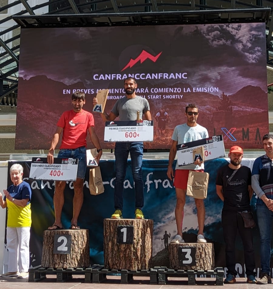 Podium at Canfranc-Canfranc